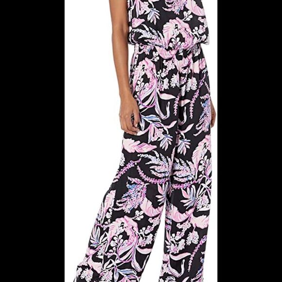 Lilly Pulitzer pim strapless jumpsuit xxs lovely - Picture 3 of 12